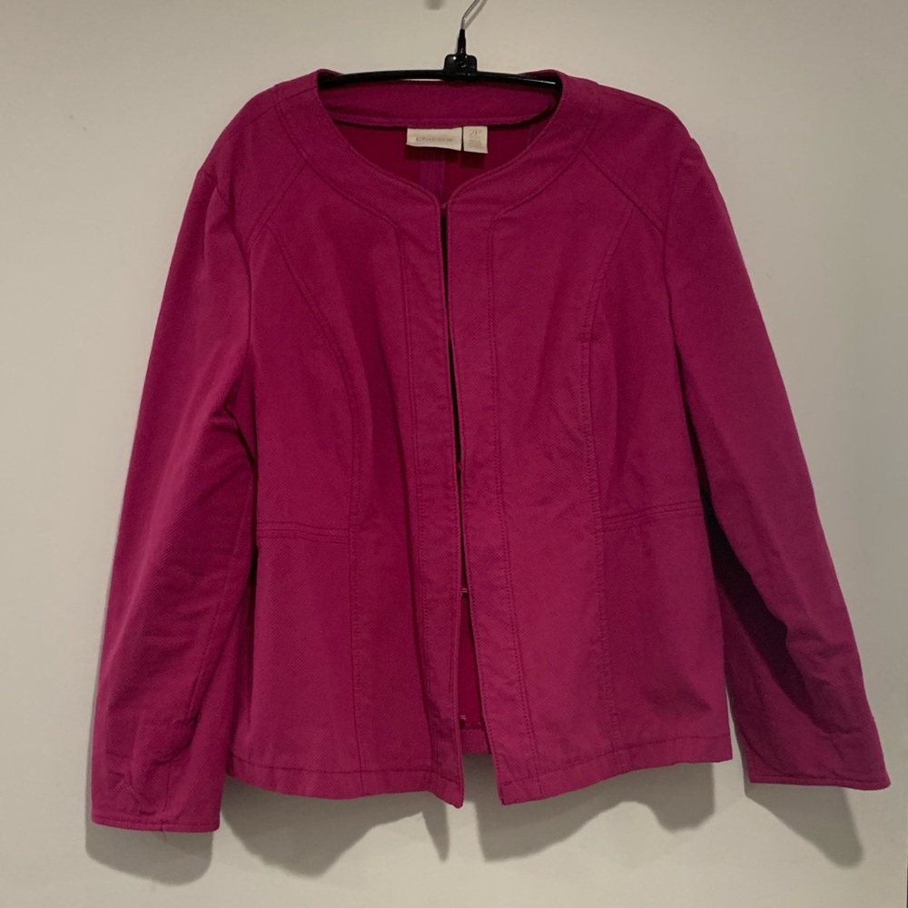 Chico’s Pink Pleated